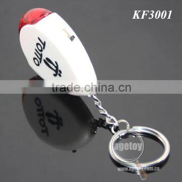 Promotional High Quality Anti-Lost Finder Sensor Alarm Whistle LED Light Electric Keychain Keyfinder photo-3