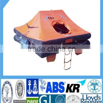 6 to 25 persons Throw-over Inflatable Life Raft For Fishing Boat