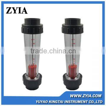 low cost plastic tube type water flow meter(rotameter)