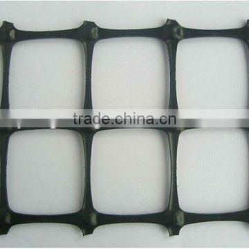 Bidirectional extendable plastic geogrid