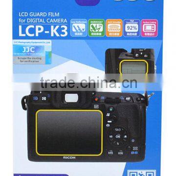 PET Guard Film JJC screen protector LCP-K3 for PENTAX K3 LCD Screen Protector