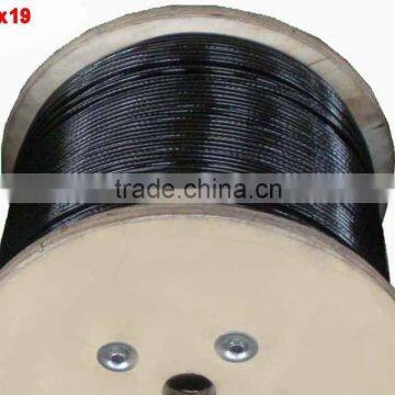 PVC COATED STEEL WIRE ROPE 7X19