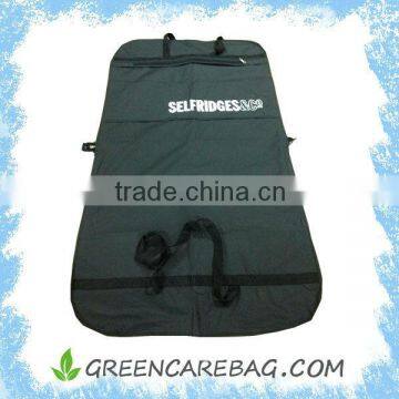 PP non woven black and PEVA print Foldable Garment Storage suit Bag