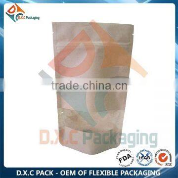 Custom Design Rice Paper Stand Up Pouch With Window photo-3