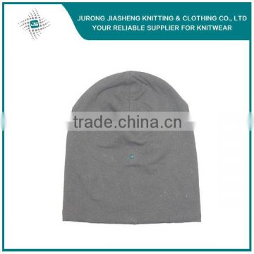 Plain Color Fleece Lining Acrylic Winter Hat