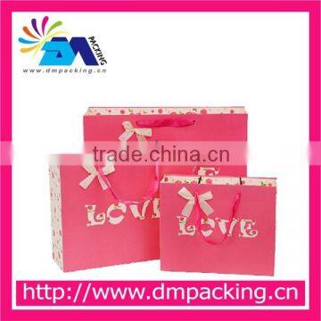 China Custom Logo Printed Packing Little Paper Bag Wholesale