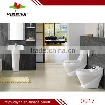 Promotion cheap price one piece toilet sanitary ware toilet set