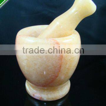 Reiki Agate Stone Mortar & Pestle Set