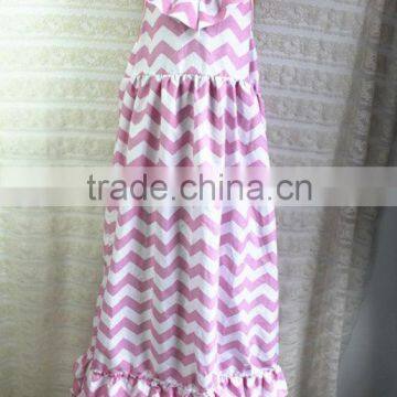 Wholesale cotton chevron dress,Kaiya baby clothes ,fashion style 2016