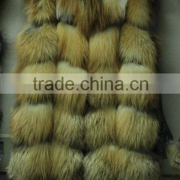 2016 New fashion winter women's fox fur vest