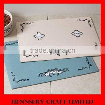 rubber pet food mat