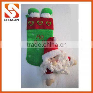 SJ-6889 Funny Merry Christmas Holiday Santa Stocking socks