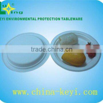 6 inch bagasse pulp plate