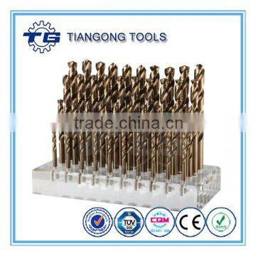 TG Tools DIN338 fully ground cobalt drill for high temperature alloy steel