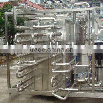 UHT tube sterilizer machine for yogurt