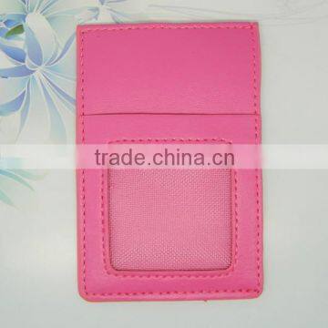 Embossed PU leather name card holder