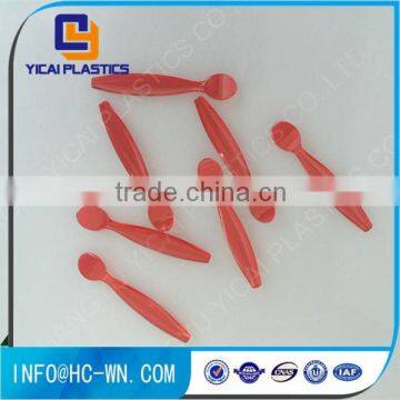 ps plastics red color clear cosmetic plastic scoop