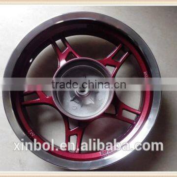 13 Inch Motorcycle Alloy Wheel, Rear Wheel in Red photo-2