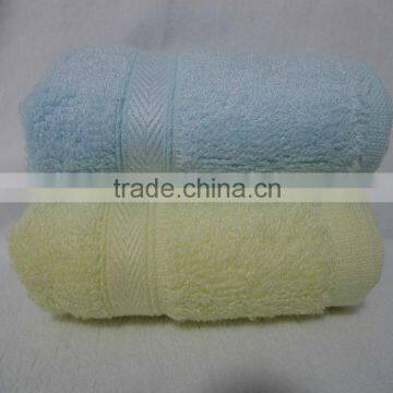 plain dyed bamboo cotton hand towel