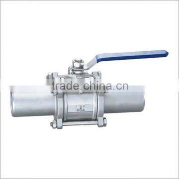 2-way Butt-Welding Lengthen Ball Valve/globe valve