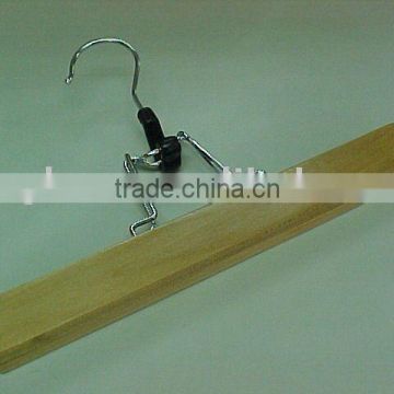 Custom Protective Clothing Non Harmful Wood Trouser Hanger