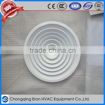 Round air jet diffuser/air grille of HVAC system