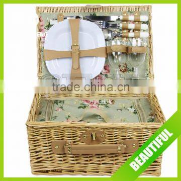 High Quality Handmade Wicker Storage Basket for Picnic
