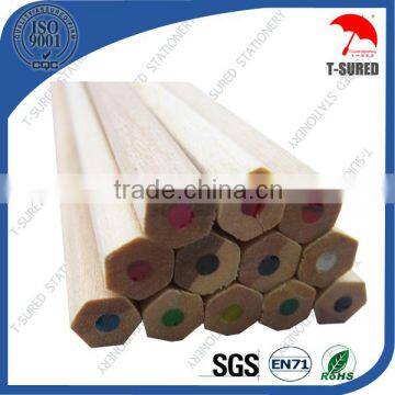 12Pieces Sharpened Natural Wood Color Pencil Set photo-2