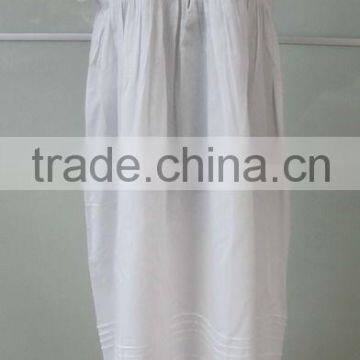 White cotton sleepwear