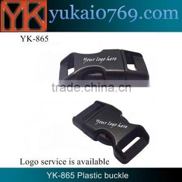 Yukai custom side release buckle/quick release plastic buckle/bag accessories