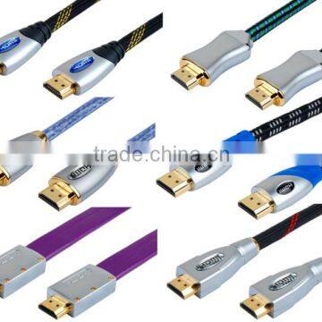 10M,20M,30M HDMI male to male cable metal shell for multimedia with braiding shielding