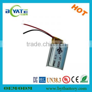 High quality lithium polymer 3.7V flat battery for wireless device