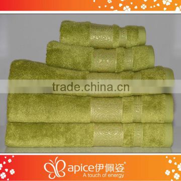 bamboo textile towel set