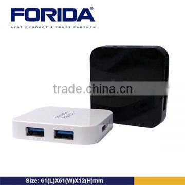 Portable 4 Port SuperSpeed External Mini USB Hub 3.0 for PC