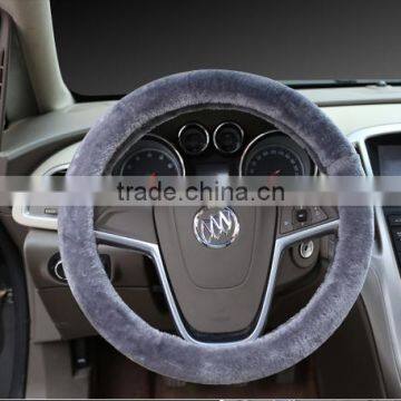 car Faux Fur sheepskin steering wheel protector wheel covers winter warm
