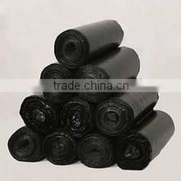 Shandong black HDPE plastic garbage bag on roll manufacturer plastic trash bag ldpe garbage bags