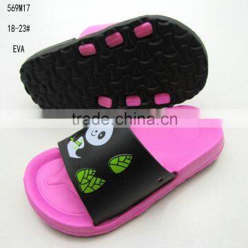 Cute cartoon panda vamp EVA slippers for children