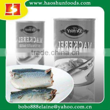 IFS Approval Canned Mackerel Fish In Brine