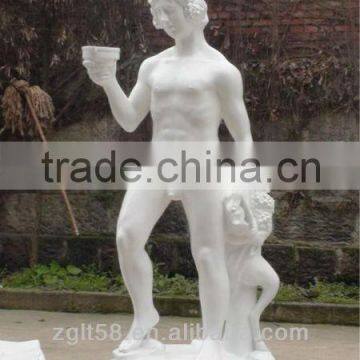 White Fiberglass Statue