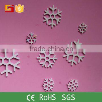 School Dormitory Exquisite White Snowflakes Stick Shelf Wall Decoration New Design photo-3