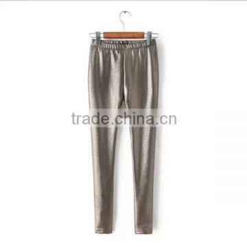 Custom Metallic Coating Hot Ladies Pants