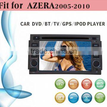 2 din car dvd player tv antenna fit for Hyundai Azera 2005 - 2010 with radio bluetooth gps tv