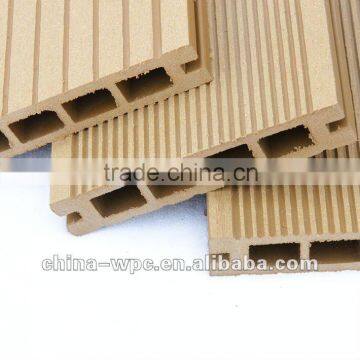 wood plastic composite hollow decking board