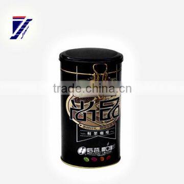 black with airproof lid healthy coffee tin box