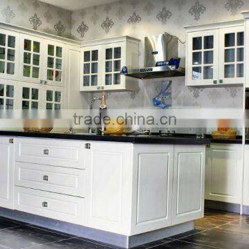 Modern design PVC membrane kitchen cupboard for Australia market