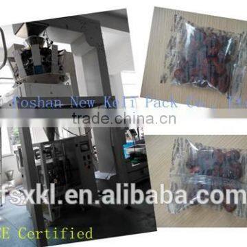 Full Automatic 50g Red Date Scale Weighing VFFS Vertical Packaging Machine