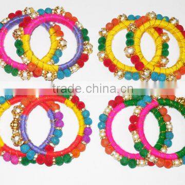 Fancy Velvet Bangles for Girls