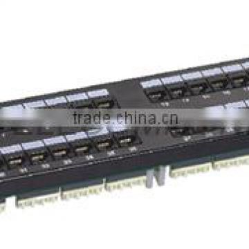 48 ports Cat5e 4*12 patch panel with 110 IDC