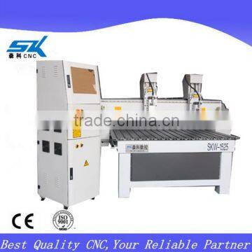 3 axis 4 axis CNC woodworking 1530 1325 furniture making jinan senke cnc router wood carving router cnc wood for sale