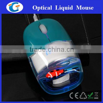 light up computer mouse with filled in water and floater